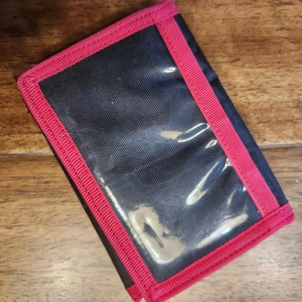 Chevrolet Racing Wallet Black‎ Red Embroidered Bifold